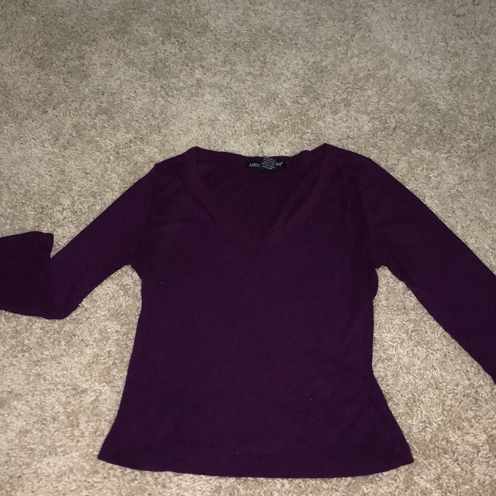 Tight Purple Crop Top